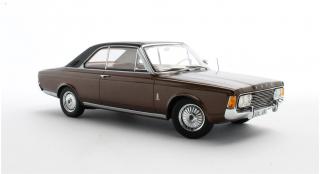 Ford Taunus P7B coupé brown metallic `69-`71 Cult Scale Models 1:18 Resinemodell (Türen, Motorhaube... nicht zu öffnen!)